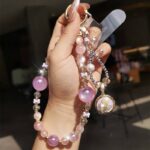 かわいい キラキラ 手首 ハンドストラップ 携帯ストラップ キラキラ キーホルダー スマホストラップ 女子 短い 可愛い スマホ スマホストラップ リストストラップ  SKU: AC04302025133 - Image 8