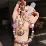 かわいい キラキラ 手首 ハンドストラップ 携帯ストラップ キラキラ キーホルダー スマホストラップ 女子 短い 可愛い スマホ スマホストラップ リストストラップ  SKU: AC04302025133