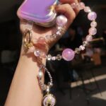 かわいい キラキラ 手首 ハンドストラップ 携帯ストラップ キラキラ キーホルダー スマホストラップ 女子 短い 可愛い スマホ スマホストラップ リストストラップ  SKU: AC04302025133 - Image 3