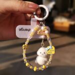 かわいい キラキラ 手首 ハンドストラップ 携帯ストラップ キラキラ キーホルダー スマホストラップ 女子 短い 可愛い スマホ スマホストラップ リストストラップ 全5色 SKU: AC04302025137 - Image 18