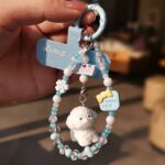 かわいい キラキラ 手首 ハンドストラップ 携帯ストラップ キラキラ キーホルダー スマホストラップ 女子 短い 可愛い スマホ スマホストラップ リストストラップ 全5色 SKU: AC04302025137 - Image 16