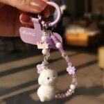 かわいい キラキラ 手首 ハンドストラップ 携帯ストラップ キラキラ キーホルダー スマホストラップ 女子 短い 可愛い スマホ スマホストラップ リストストラップ 全5色 SKU: AC04302025137 - Image 15