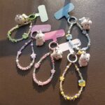 かわいい キラキラ 手首 ハンドストラップ 携帯ストラップ キラキラ キーホルダー スマホストラップ 女子 短い 可愛い スマホ スマホストラップ リストストラップ 全5色 SKU: AC04302025137 - Image 13
