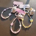 かわいい キラキラ 手首 ハンドストラップ 携帯ストラップ キラキラ キーホルダー スマホストラップ 女子 短い 可愛い スマホ スマホストラップ リストストラップ 全5色 SKU: AC04302025137 - Image 10