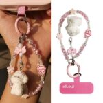 かわいい キラキラ 手首 ハンドストラップ 携帯ストラップ キラキラ キーホルダー スマホストラップ 女子 短い 可愛い スマホ スマホストラップ リストストラップ 全5色 SKU: AC04302025137