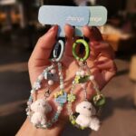 かわいい キラキラ 手首 ハンドストラップ 携帯ストラップ キラキラ キーホルダー スマホストラップ 女子 短い 可愛い スマホ スマホストラップ リストストラップ 全5色 SKU: AC04302025137 - Image 7