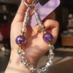 かわいい キラキラ 手首 ハンドストラップ 携帯ストラップ キラキラ キーホルダー スマホストラップ 女子 短い 可愛い スマホ スマホストラップ リストストラップ  全5色 SKU: AC04302025142 - Image 12