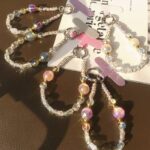 かわいい キラキラ 手首 ハンドストラップ 携帯ストラップ キラキラ キーホルダー スマホストラップ 女子 短い 可愛い スマホ スマホストラップ リストストラップ  全5色 SKU: AC04302025142 - Image 4