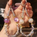 かわいい キラキラ 手首 ハンドストラップ 携帯ストラップ キラキラ キーホルダー スマホストラップ 女子 短い 可愛い スマホ スマホストラップ リストストラップ  全5色 SKU: AC04302025142