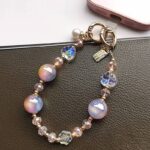 かわいい キラキラ 手首 ハンドストラップ 携帯ストラップ キラキラ キーホルダー スマホストラップ 女子 短い 可愛い スマホ スマホストラップ リストストラップ 全7色  SKU: AC04302025152 - Image 11