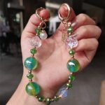 かわいい キラキラ 手首 ハンドストラップ 携帯ストラップ キラキラ キーホルダー スマホストラップ 女子 短い 可愛い スマホ スマホストラップ リストストラップ 全7色  SKU: AC04302025152 - Image 10