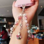 かわいい キラキラ 手首 ハンドストラップ 携帯ストラップ キラキラ キーホルダー スマホストラップ 女子 短い 可愛い スマホ スマホストラップ リストストラップ   SKU: AC04302025154 - Image 2