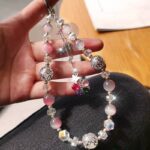 かわいい キラキラ 手首 ハンドストラップ 携帯ストラップ キラキラ キーホルダー スマホストラップ 女子 短い 可愛い スマホ スマホストラップ リストストラップ   SKU: AC04302025154 - Image 6