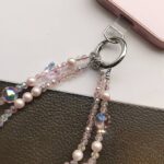 かわいい キラキラ 手首 ハンドストラップ 携帯ストラップ キラキラ キーホルダー スマホストラップ 女子 短い 可愛い スマホ スマホストラップ リストストラップ 全4色  SKU: AC04302025155 - Image 6