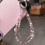 かわいい キラキラ 手首 ハンドストラップ 携帯ストラップ キラキラ キーホルダー スマホストラップ 女子 短い 可愛い スマホ スマホストラップ リストストラップ 全4色  SKU: AC04302025155 - Image 11