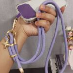 PU合成革製 スマホショルダー 携帯ストラップ 首掛け 首かけ 斜めがけ スマホ ショルダーストラップ ネックストラップ ショルダーストラップ 全6色  SKU: AC04302025156 - Image 21