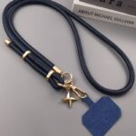 PU合成革製 スマホショルダー 携帯ストラップ 首掛け 首かけ 斜めがけ スマホ ショルダーストラップ ネックストラップ ショルダーストラップ 全6色  SKU: AC04302025156 - Image 6