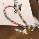 かわいい キラキラ 手首 ハンドストラップ 携帯ストラップ キラキラ キーホルダー スマホストラップ 女子 短い 可愛い スマホ スマホストラップ リストストラップ  SKU: AC04302025157 - Image 3