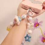 かわいい キラキラ 手首 ハンドストラップ 携帯ストラップ キラキラ キーホルダー スマホストラップ 女子 短い 可愛い スマホ スマホストラップ リストストラップ  SKU: AC04302025160 - Image 4
