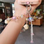 かわいい キラキラ 手首 ハンドストラップ 携帯ストラップ キラキラ キーホルダー スマホストラップ 女子 短い 可愛い スマホ スマホストラップ リストストラップ 全5色 SKU:AC04302025175 - Image 14