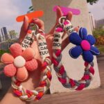 手首 腕掛け ハンドストラップ 手首ストラップ スマホ ストラップ 携帯ストラップ リストストラップ 手首 落下防止 紐 ひも ハンドストラップ  全5色 SKU:AC04302025178 - Image 2