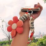 手首 腕掛け ハンドストラップ 手首ストラップ スマホ ストラップ 携帯ストラップ リストストラップ 手首 落下防止 紐 ひも ハンドストラップ  全5色 SKU:AC04302025178 - Image 19