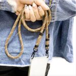 スマホショルダー 直径8mm 太さ 長度150cm 携帯ストラップ 肩掛け 首掛け 首かけ 斜めがけ スマホ ショルダーストラップ ネックストラップ ショルダーストラップ  SKU:AC04302025229 - Image 2