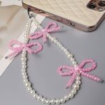 パールストラップ かわいい キラキラ 手首 ハンドストラップ 携帯ストラップ キラキラ キーホルダー スマホストラップ 女子 短い 可愛い スマホ スマホストラップ リストストラップ  全4色 SKU:AC04302025236