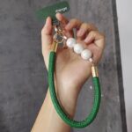 パールストラップ 合成革 手首 ハンドストラップ 携帯ストラップ キラキラ キーホルダー スマホストラップ 女子 短い 可愛い スマホ スマホストラップ リストストラップ  全9色 SKU:AC04302025238 - Image 11