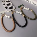 パールストラップ 合成革 手首 ハンドストラップ 携帯ストラップ キラキラ キーホルダー スマホストラップ 女子 短い 可愛い スマホ スマホストラップ リストストラップ  全9色 SKU:AC04302025238 - Image 15
