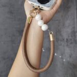 パールストラップ 合成革 手首 ハンドストラップ 携帯ストラップ キラキラ キーホルダー スマホストラップ 女子 短い 可愛い スマホ スマホストラップ リストストラップ  全9色 SKU:AC04302025238 - Image 17
