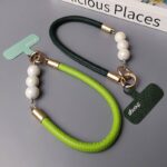 パールストラップ 合成革 手首 ハンドストラップ 携帯ストラップ キラキラ キーホルダー スマホストラップ 女子 短い 可愛い スマホ スマホストラップ リストストラップ  全9色 SKU:AC04302025238 - Image 16