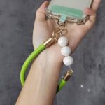 パールストラップ 合成革 手首 ハンドストラップ 携帯ストラップ キラキラ キーホルダー スマホストラップ 女子 短い 可愛い スマホ スマホストラップ リストストラップ  全9色 SKU:AC04302025238 - Image 14