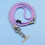 3in1 スマホショルダー 携帯ストラップ 首掛け 首かけ スマホ ショルダーストラップ ネックストラップ ショルダーストラップ 全18色 SKU:AC05092025029 - Image 9