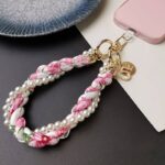 かわいい キラキラ 手首 ハンドストラップ 携帯ストラップ キラキラ キーホルダー スマホストラップ 女子 短い 可愛い スマホ スマホストラップ リストストラップ 全7色 SKU:AC05092025035 - 画像 (4)