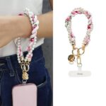 かわいい キラキラ 手首 ハンドストラップ 携帯ストラップ キラキラ キーホルダー スマホストラップ 女子 短い 可愛い スマホ スマホストラップ リストストラップ 全7色 SKU:AC05092025035