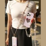 スマホショルダー 携帯ストラップ 首掛け 首かけ スマホ ショルダーストラップ ネックストラップ ショルダーストラップ 全2色 SKU:AC05092025041 - Image 6