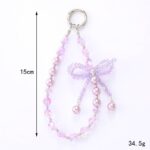 かわいい キラキラ 手首 ハンドストラップ 携帯ストラップ キラキラ キーホルダー スマホストラップ 女子 短い 可愛い スマホ スマホストラップ リストストラップ 全6色 SKU:AC05092025046 - Image 9