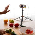 三脚付き自撮り棒 K23 スマホスタンド 三脚ホルダー