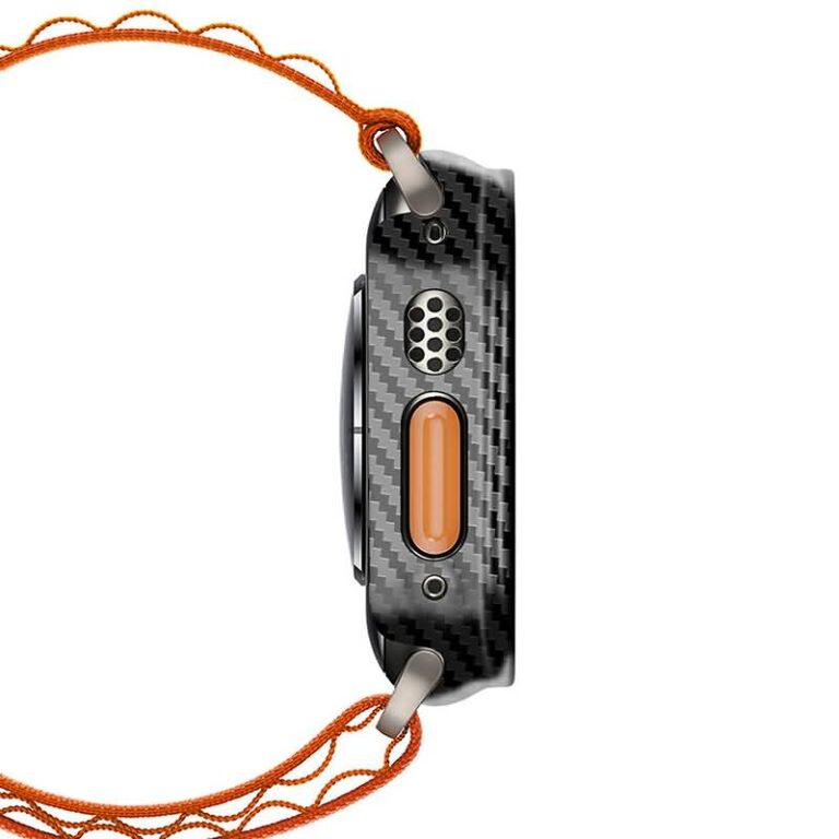 アップルウォッチカバー カーボンファイバー Apple Watch Series S9 49mm ケース カバー