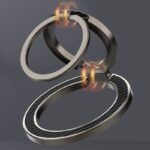 折り畳み式 MagSafe対応 スマホリング 360度回転 マグネット式 マグセーフ iPhoneリングホルダー バンカーリング