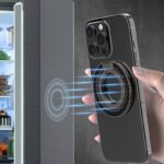 折り畳み式 MagSafe対応 スマホリング 360度回転 マグネット式 マグセーフ iPhoneリングホルダー バンカーリング