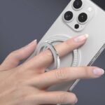 折り畳み式 MagSafe対応 スマホリング 360度回転 マグネット式 マグセーフ iPhoneリングホルダー バンカーリング