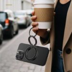 折り畳み式 MagSafe対応 スマホリング 360度回転 マグネット式 マグセーフ iPhoneリングホルダー バンカーリング
