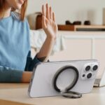 折り畳み式 MagSafe対応 スマホリング 360度回転 マグネット式 マグセーフ iPhoneリングホルダー バンカーリング