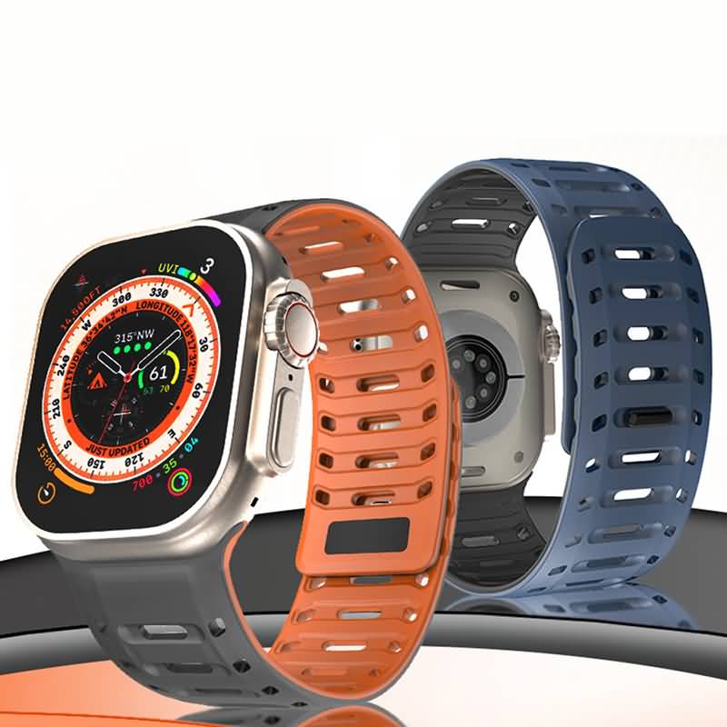 AC070720245014-01 マグネット シリコン ベルト AppleWatchバンドベルト