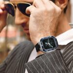 アップルウォッチ バンド 一体型バンド メタル ケース 保護ケース 一体型