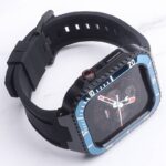 アップルウォッチ バンド 一体型バンド メタル ケース 保護ケース 一体型