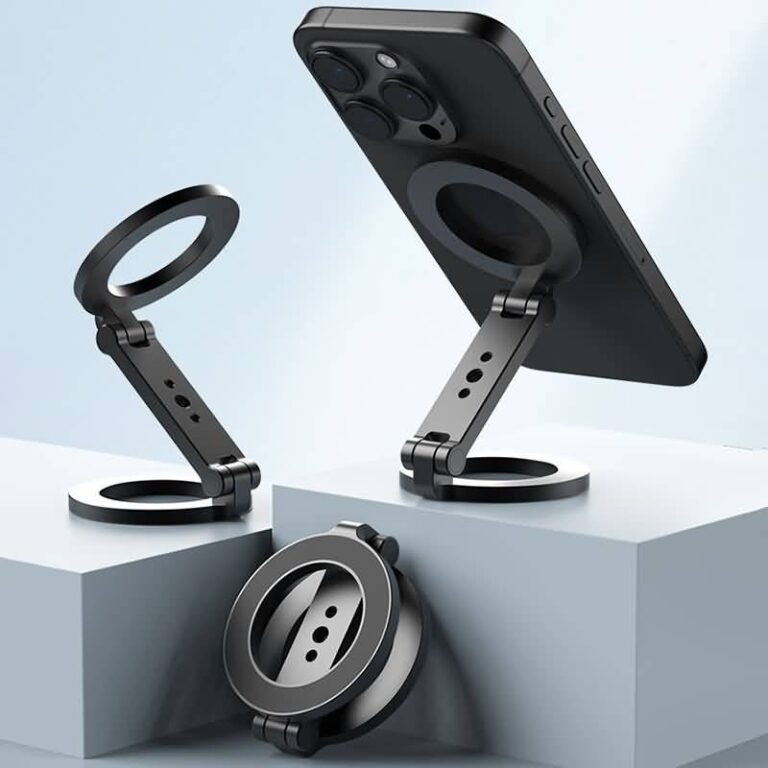magsafe用 三脚 マウント 両面マグネット式 折り畳 スマホ スタンド MG-26