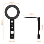 magsafe用 三脚 マウント MG-23 magsafe対応磁気マグネット式マホスタンド携帯ホルダー 雲台 1/4ネジ穴